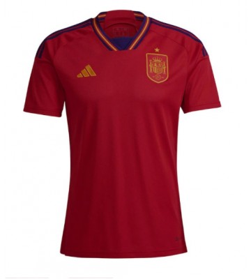 Spain Replica Home Stadium Shirt World Cup 2022 Short Sleeve